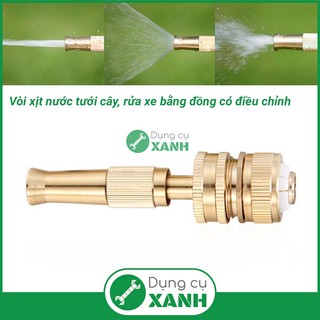Vòi tưới cây, xịt rửa bằng đồng áp lực cao có điều chỉnh