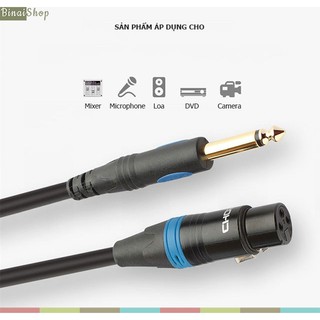 Cáp âm thanh XLR - 6.3mm Choseal Q801
