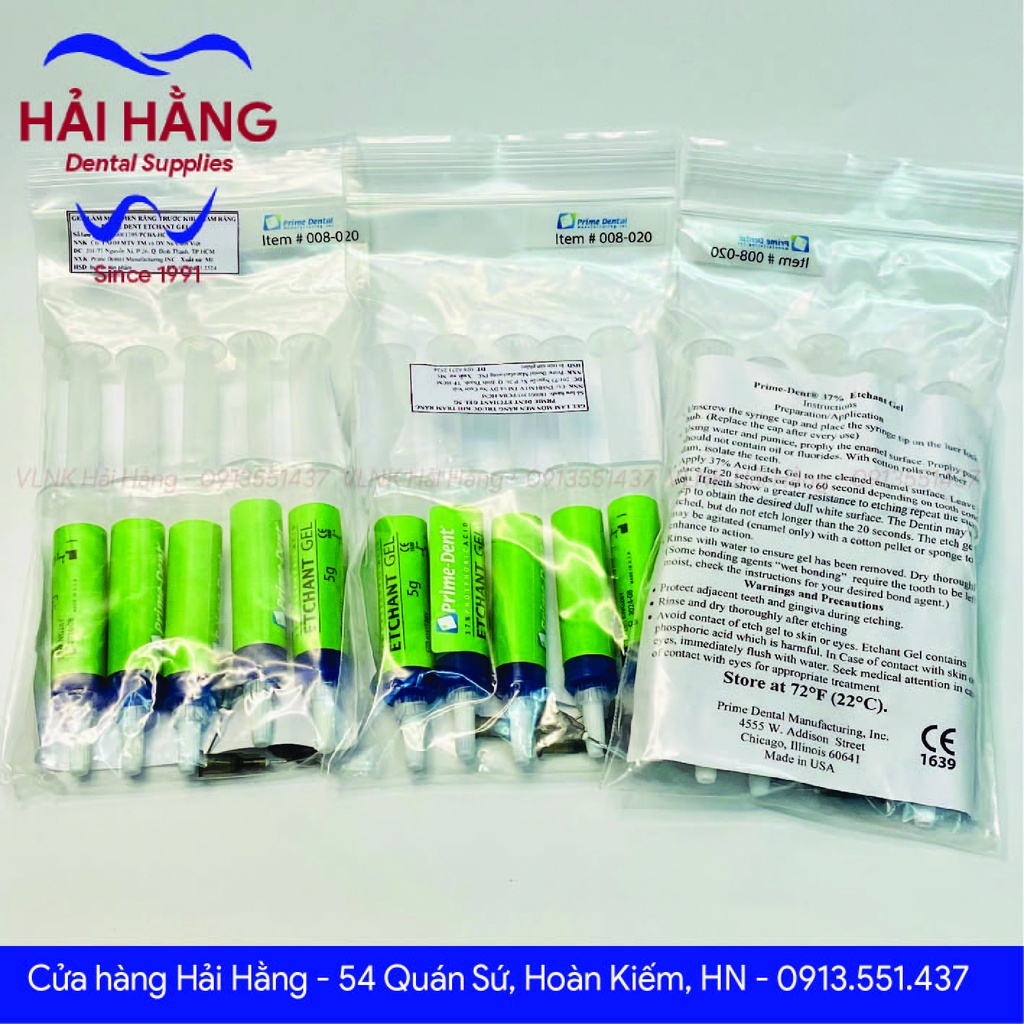 Etching nha khoa Prime Dent
