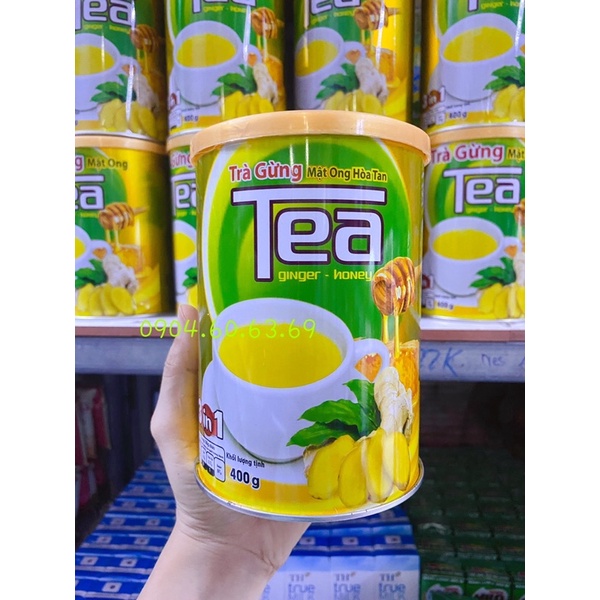 Trà Gừng Mật Ong Hoà Tan THANH BÌNH 400g