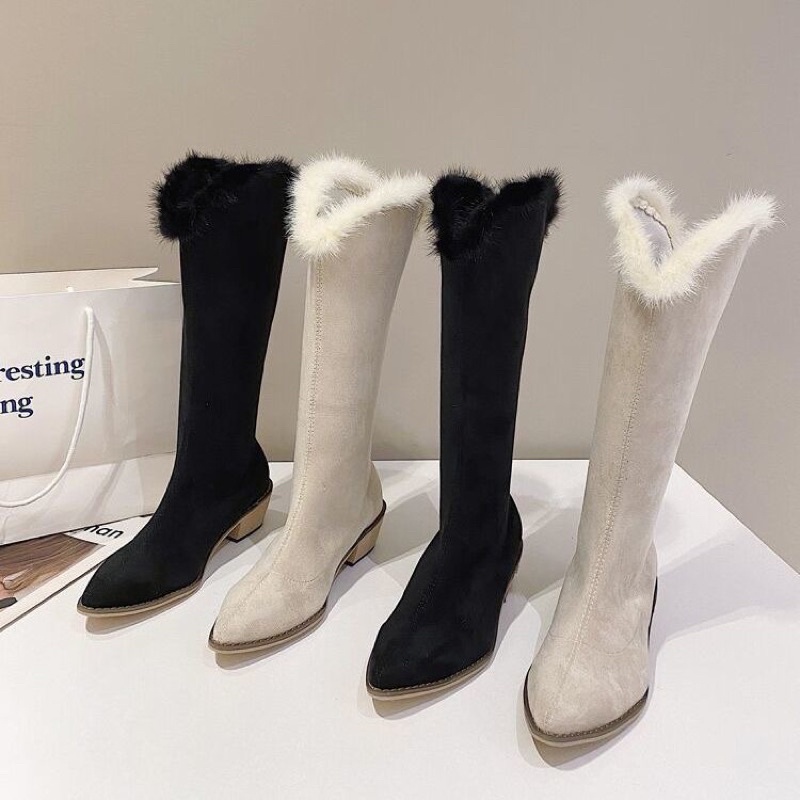 BOOT DA LỘN CỔ LÔNG MỚI