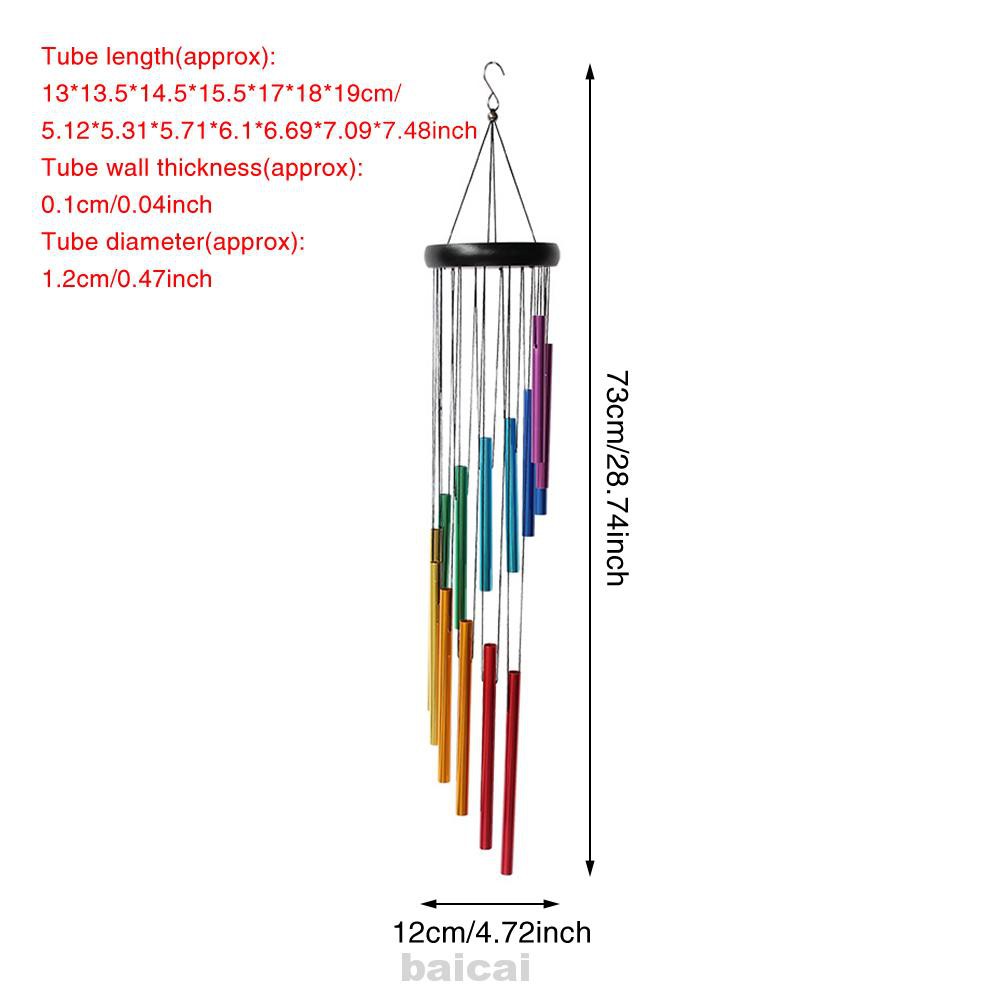 Chuông Gió Trang Trí Phòng Khách / Ban Công Phong Cách Châu Âu 29 Inch 14 Ống