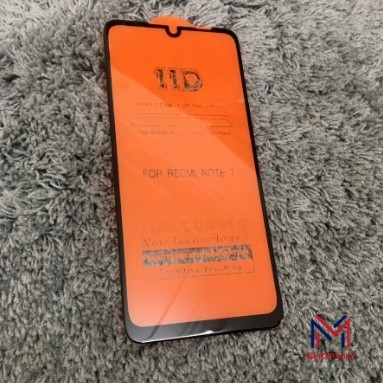 Cường lực 11D Redmi Note 7/Note 7 Pro full màn viền đen mỏng không ăn vào màn hình giống ảnh 100%