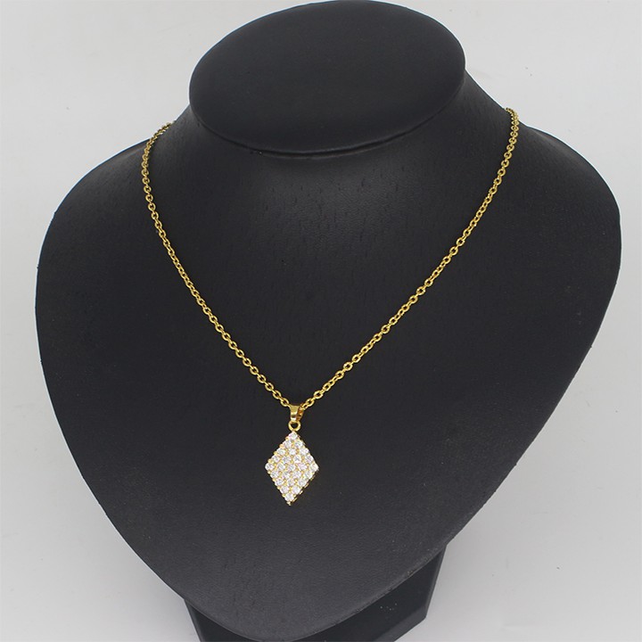 [Mã FAJGT8 giảm 15% đơn 99K] Dây chuyền nữ mắt xích phối mặt đính đá cực chất - Vòng cổ nữ siêu xinh