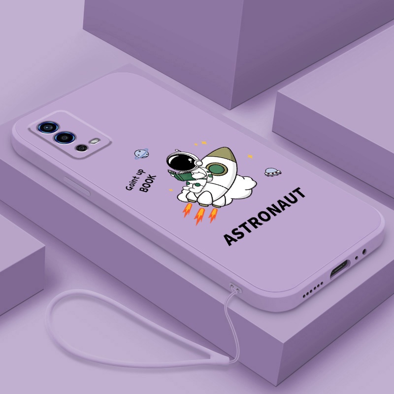 Ốp Điện Thoại Silicone Mềm Chống Sốc In Hình Phi Hành Gia Cho oppo a55 4G