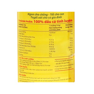 Dầu cá cao cấp Ranee chai 950ml