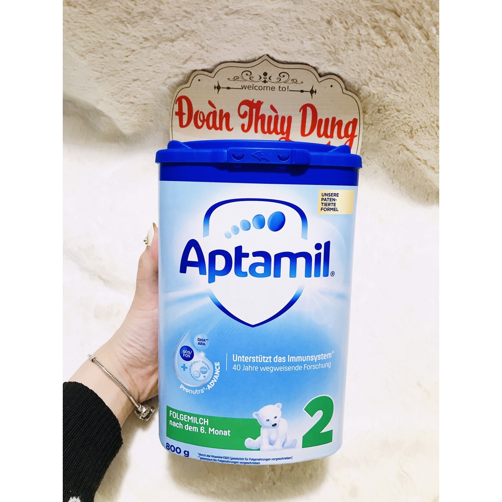 Sữa APTAMIL xanh cao 900g- Mẫu mới Nội Địa Đức t1/2023