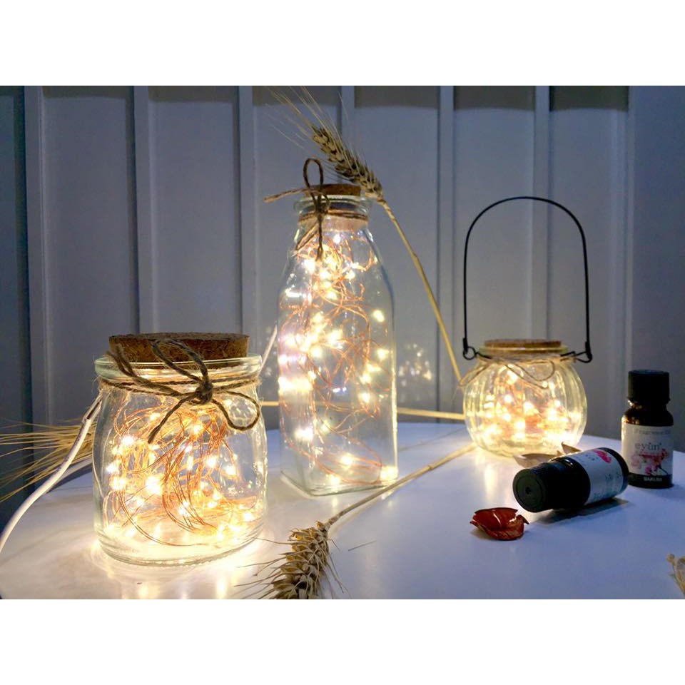 Đèn đom đóm kèm 1m/2m/3m pin CR2032