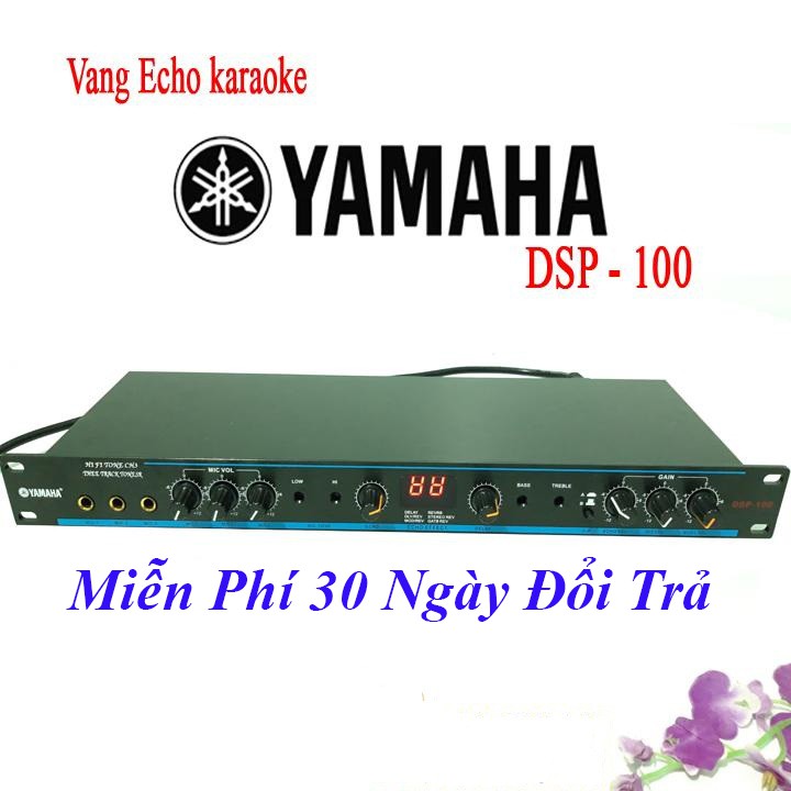 vang số karaoke yamaha dsp-100 - vang số chỉnh cơ