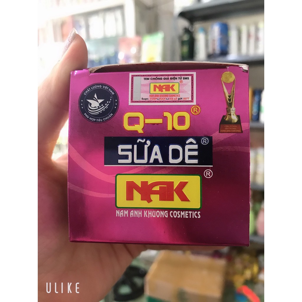 ốc sên sữa dê Q10 nám-trắng da-thâm 12g [ chuẩn hàng 100%]