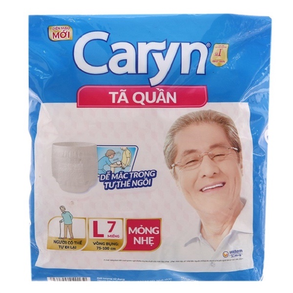 Tã Quần Caryn L7 Miếng, 75-100Cm