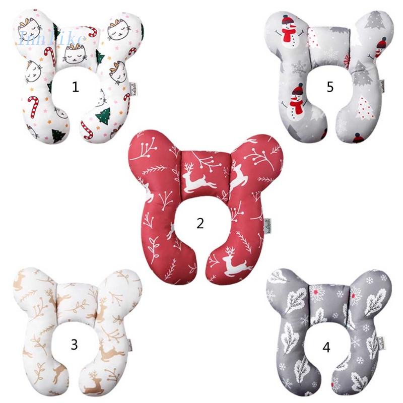 Gối Mềm Mại Hình Chữ U Hỗ Trợ Đầu Cho Bé Khi Đi Xe Hơi