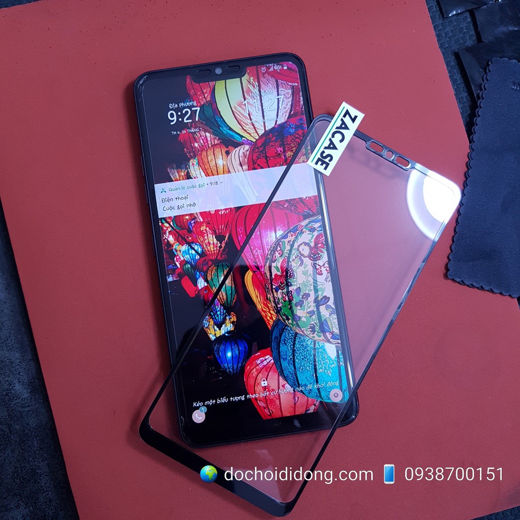Miếng dán cường lực LG G7 ThinQ full màn hình Zacase full keo