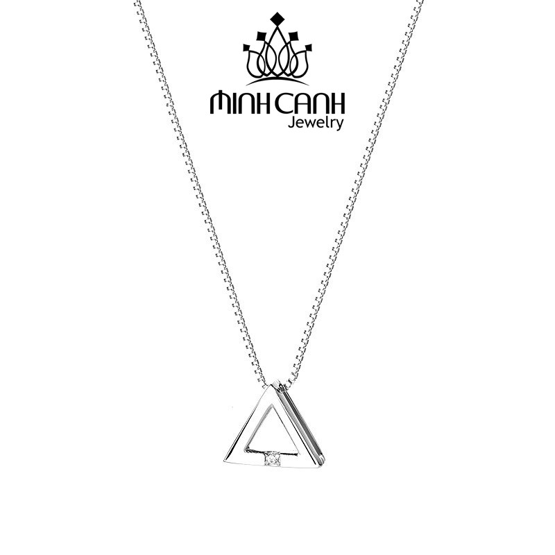 Dây Chuyền Bạc Ta Hình Tam Giác Phong Cách Hàn Quốc - Minh Canh Jewelry