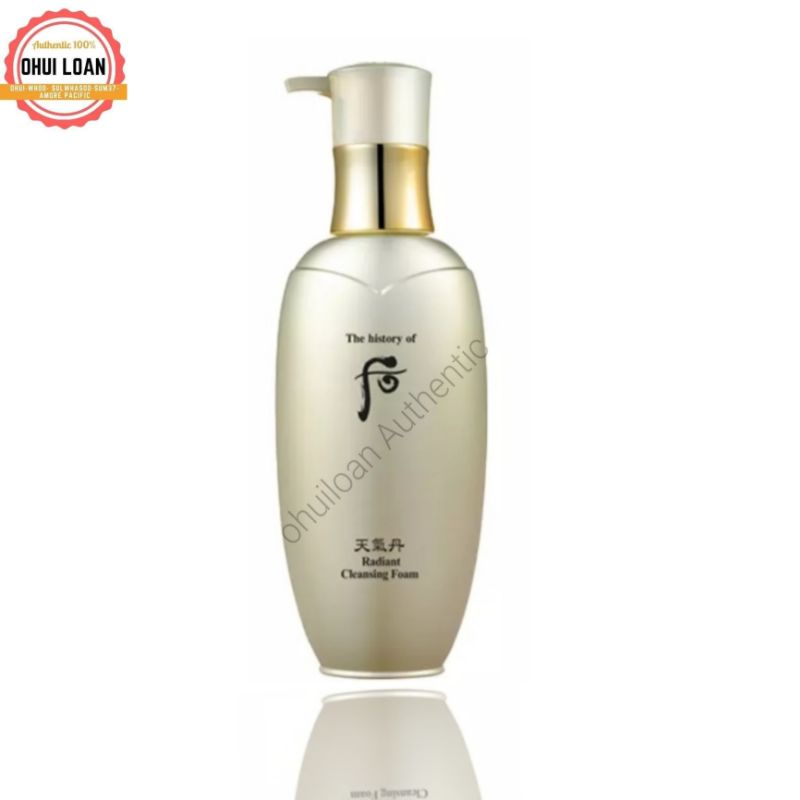Combo sĩ 50 gói Sữa rửa mặt chống lão hóa Whoo Radiant Cleansing Foam