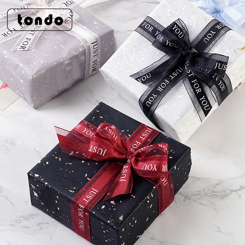 (2,5cmx45m)Ruy Băng Voan Lụa Cao Cấp Just For You Làm Nơ Gói Hoa, Buộc Quà,...