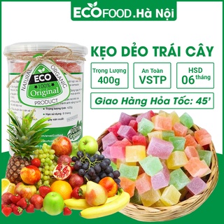 Kẹo Dẻo Trái Cây Mix 400G Ecofood - Đồ ăn vặt Việt Nam - Giao hàng hỏa tốc