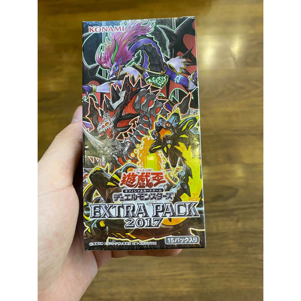 Yugioh Hộp thẻ bài Extra Pack 2017 OCG - 15 gói bài EP17