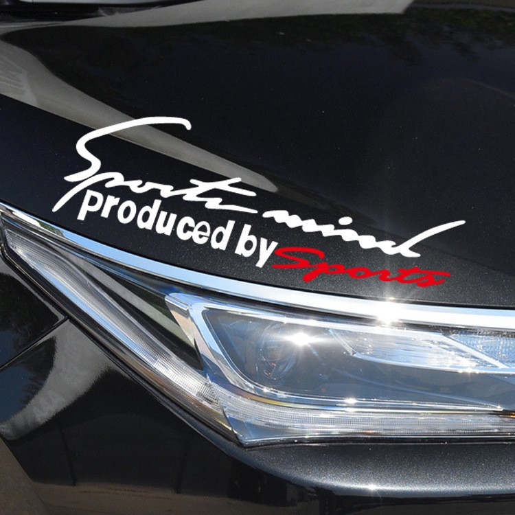 TEM SPORT MIND TRANG TRÍ Ô TÔ DECAL PRODUCED BY SPORT [19*7cm]