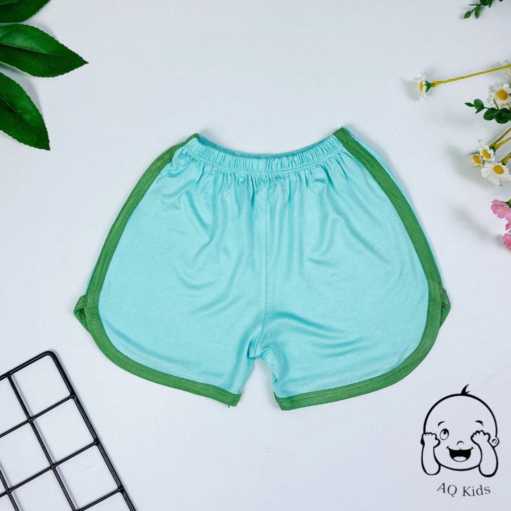 [[BÉ 8-22kg] Quần đùi, quần cộc cho bé trai bé gái thiết kế phối viền bắt mắt vải minkymom Unibaby Shop