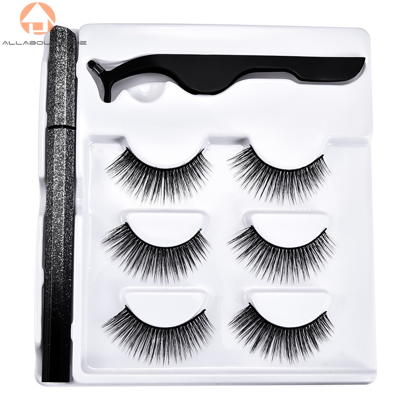 Set 3 cặp miếng dán lông mi chống nước lâu trôi tự dính có thể tái sử dụng cho nữ
 | BigBuy360 - bigbuy360.vn