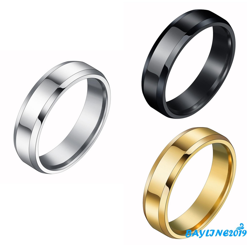 Nhẫn Thép Titan Thiết Kế Đơn Giản Nhiều Kích Cỡ