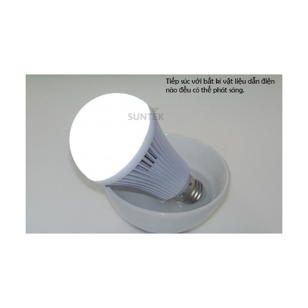 Bộ 2 bóng đèn tích điện thông minh SUNTEK 12W