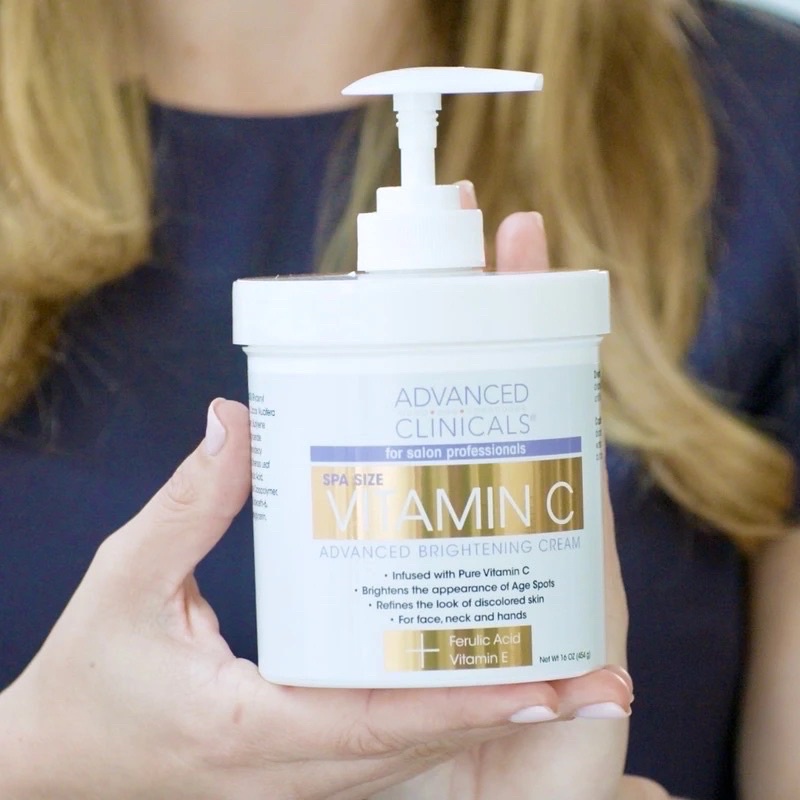 Kem dưỡng da advanced clinicals vitamin c q10 retinol collagen