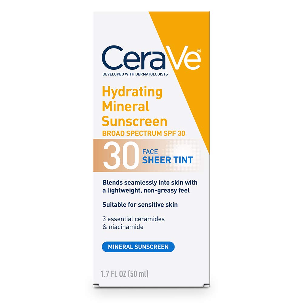 Cerave - Kem Chống Nắng Khoáng Chất Dưỡng Ẩm Cerave Hydrating Mineral  Sunscreen SPF 30 Face Sheer Tint 50ml | Shopee Việt Nam