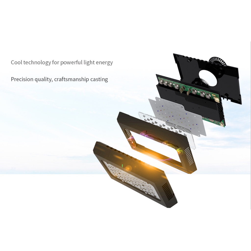 Đèn Seatorch LM25 PRO 150w App wifi chuyên dụng cho bể san hô,bể cá biển.