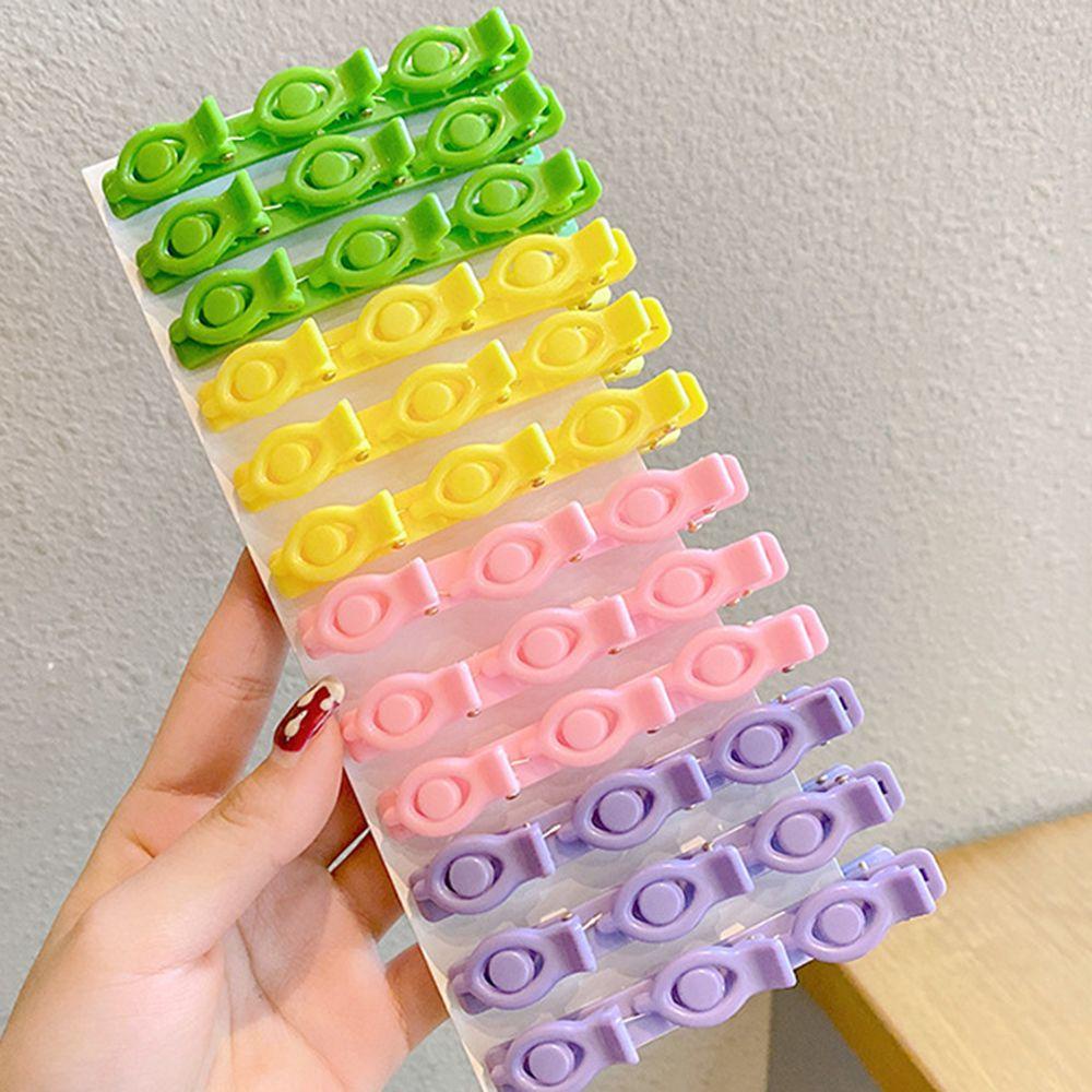 Kẹp Tóc Hai Lớp Màu Sắc Ngọt Ngào Cho Bé Gái