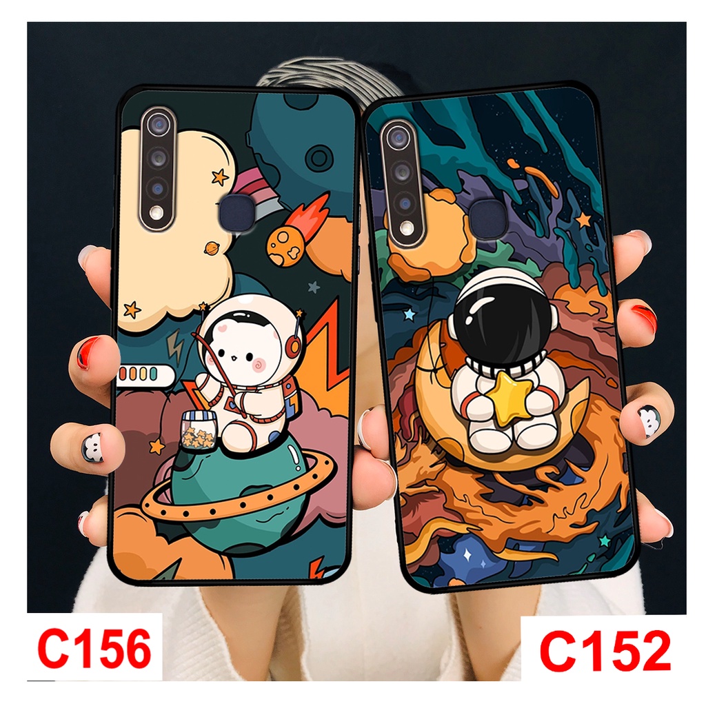 Ốp lưng Vivo U10 - Y12 - Y15 - Y17 - Y19 in hình phi hành gia, vũ trụ ngân hà. ốp vivo rẻ bền đẹp