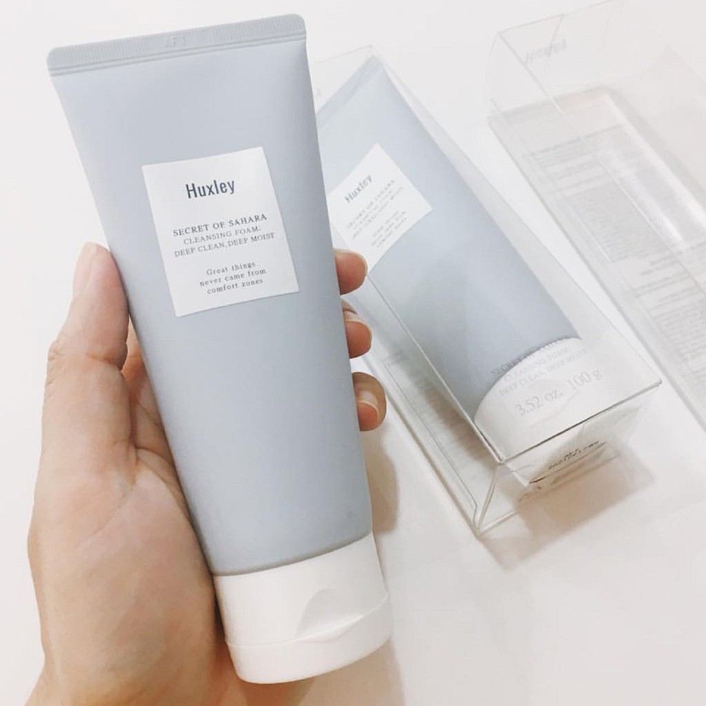 Sữa rửa mặt tạo bọt sạch sâu Huxley Cleansing Foam 100ml