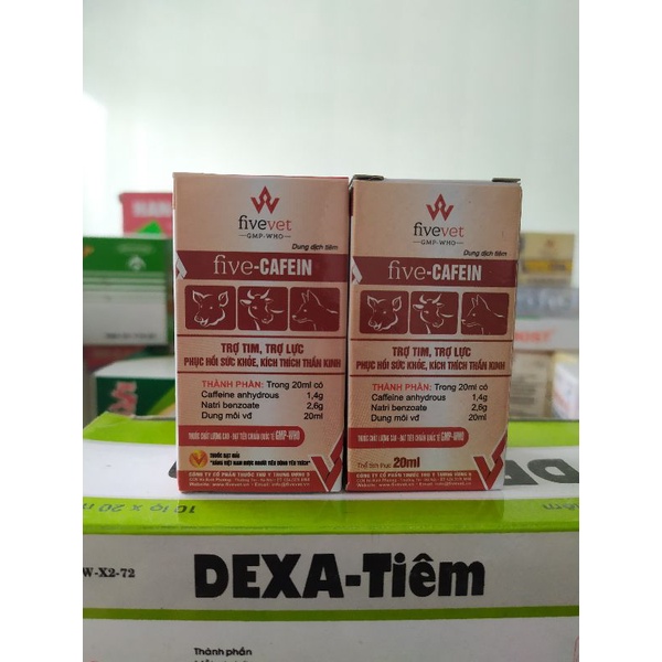 Five Cafein 20ml Phục hồi sức khỏe vật nuôi