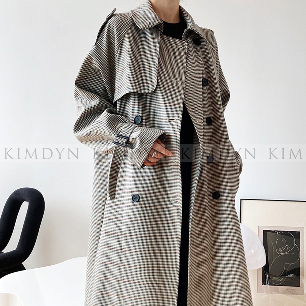 Áo măng tô nữ Áo khoác dáng dài phong cách Hàn Quốc KimDyn [KDBL09] | BigBuy360 - bigbuy360.vn