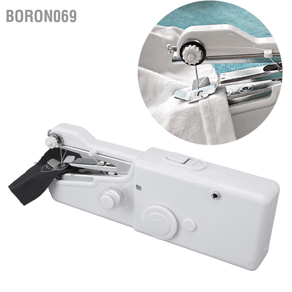 Máy khâu cầm tay DC6V điện nhỏ có độ ồn thấp cho hộ gia đình Boron069