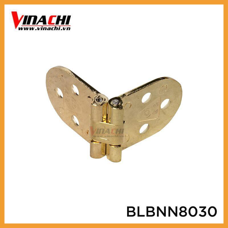 Bản Lề Bán Nguyệt Vàng Nhạt - 80*30MM - Bản Lề Bán Nguyệt - 1 Cái