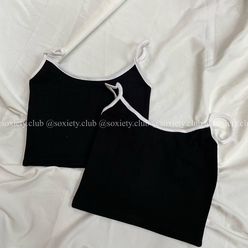 [HÌNH THẬT] Áo croptop 2 dây hot hit trẻ trung phù hợp mùa hè  A32