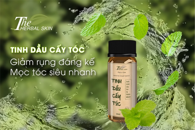 Tinh Dầu Cấy Tóc Thảo Mộc The Herbal Skin 30ml