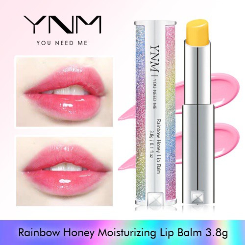Son Dưỡng Môi Hàn Quốc Đổi Màu YNM Rainbow Honey Lip Balm