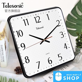 [CHÍNH HÃNG] Đồng Hồ Treo Tường Telesonic / Uranus Mặt Vuông Hiện Đại Phong Cách Châu Âu - Hàng Nhập Khẩu