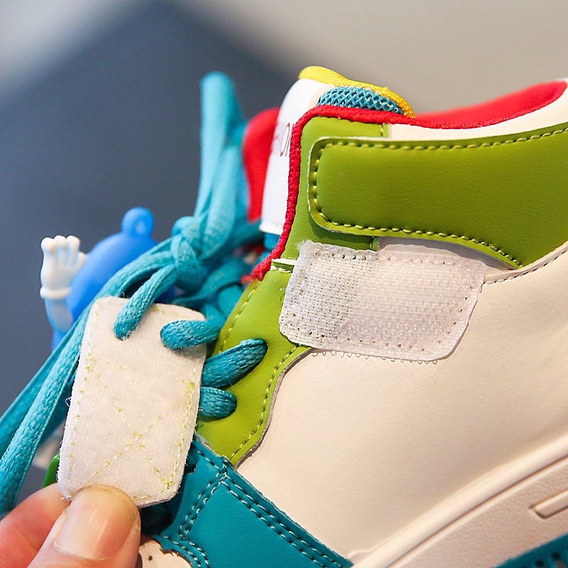 Giày Thể Thao Hai Màu Kẹo Mềm Mại Thoải Mái Phong Cách Mới Nhất Cho Bé Gái 4-15 Tuổi