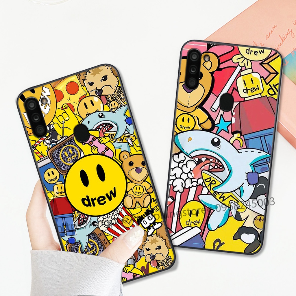 Ốp lưng Samsung A11/M11 in hình thương hiệu thời trang đa sắc cá tính.