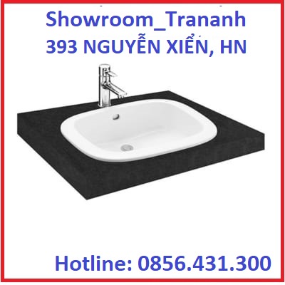 CHẬU LAVABO TOTO L762 / L763 , Chậu Rửa Mặt TOTO Đặt Dương Vành.
