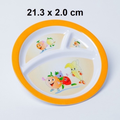 Bộ 10 khay ăn cơm trẻ em nhựa Melamine cho bé 2-3-4-5 tuổi nhiều mẫu khác nhau