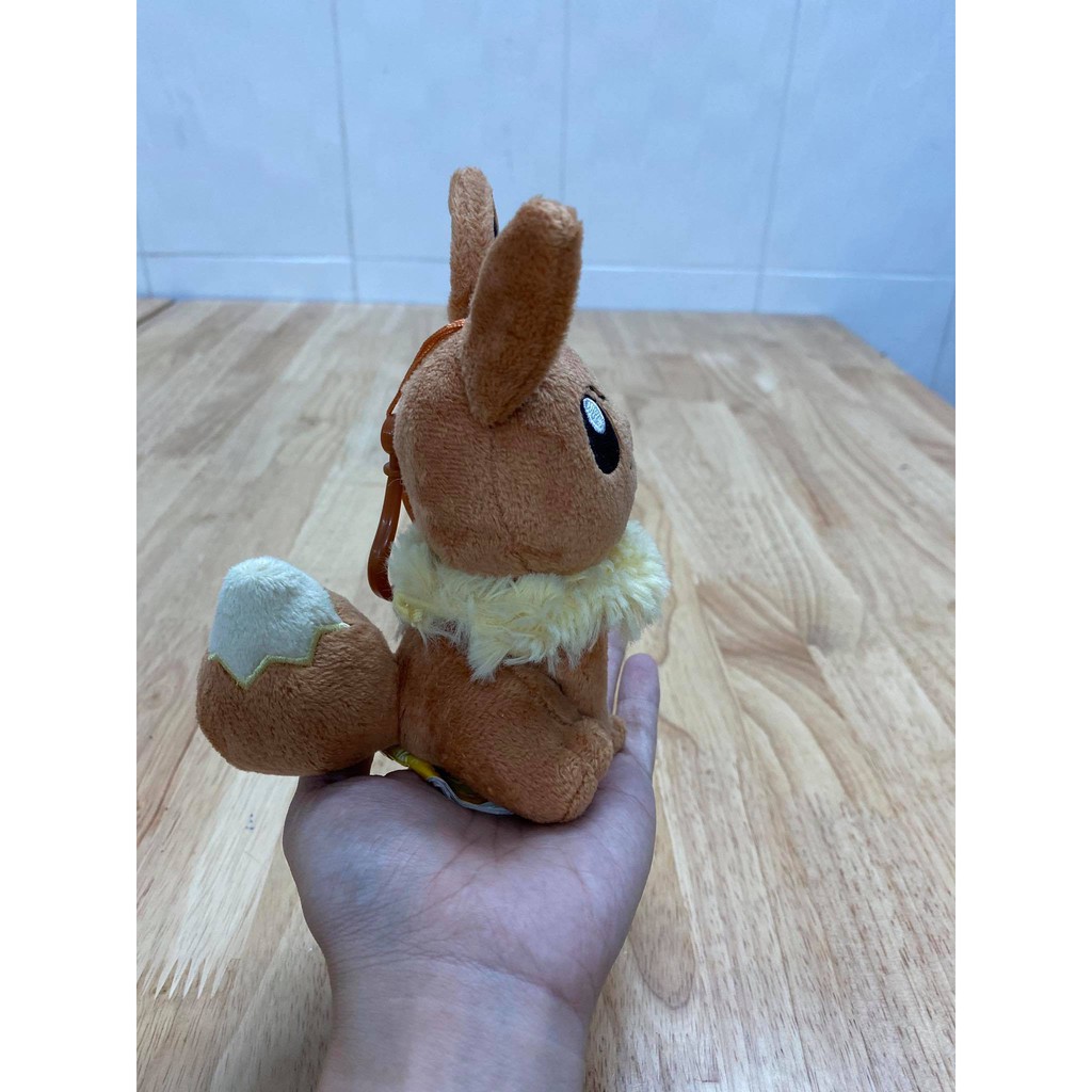 Gấu bông eevee size móc khóa