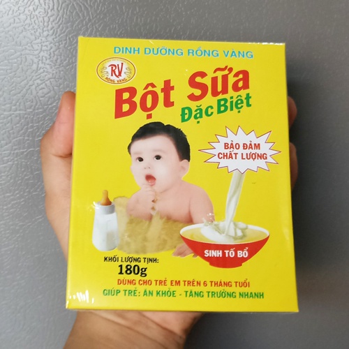 Bột Sữa Dinh Dưỡng Rồng Vàng tuổi thơ - cho bé từ 6 tháng tuổi 180gr