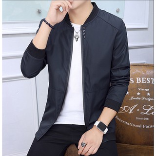 Áo khoác nam kiểu dáng thời trang Hàn Quốc cổ tròn - AK10