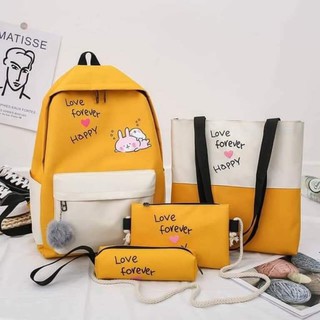 Sale combo balo 4 món mẫu mới bên shop siêu kute