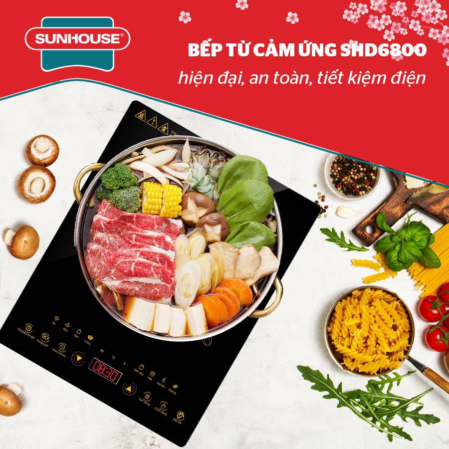 BẾP TỪ CẢM ỨNG SUNHOUSE SHD6800